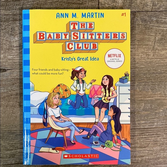Scholastic The Baby-Sitters Club - Kristy's Great Idea #1 in Yellow and Blue - Picture 1 of 2